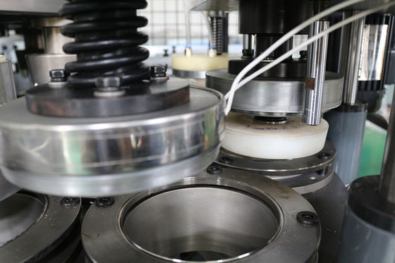 Double Turnplate Paper Tea Cup Making Machine 0.4m³  / Min 0.5MPA